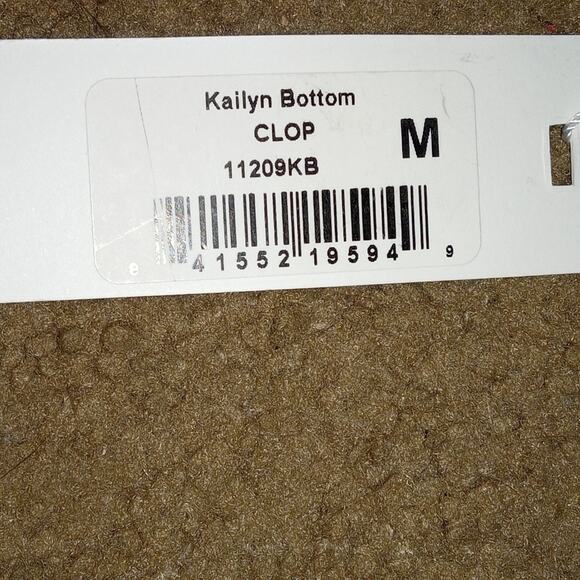 NWT Frankie's Bikini's "Kailyn" Skimpy String Bikini Bottom in Calico Size M - Picture 2 of 4